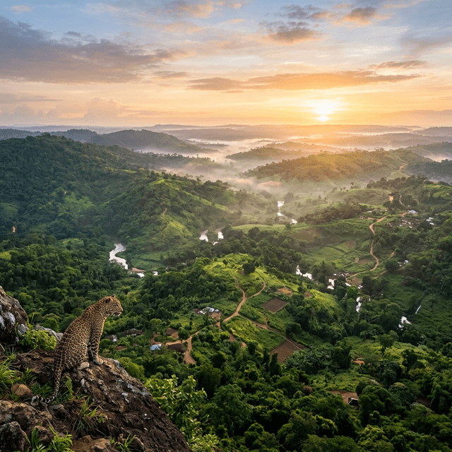 Aerial view of Abia State landscape